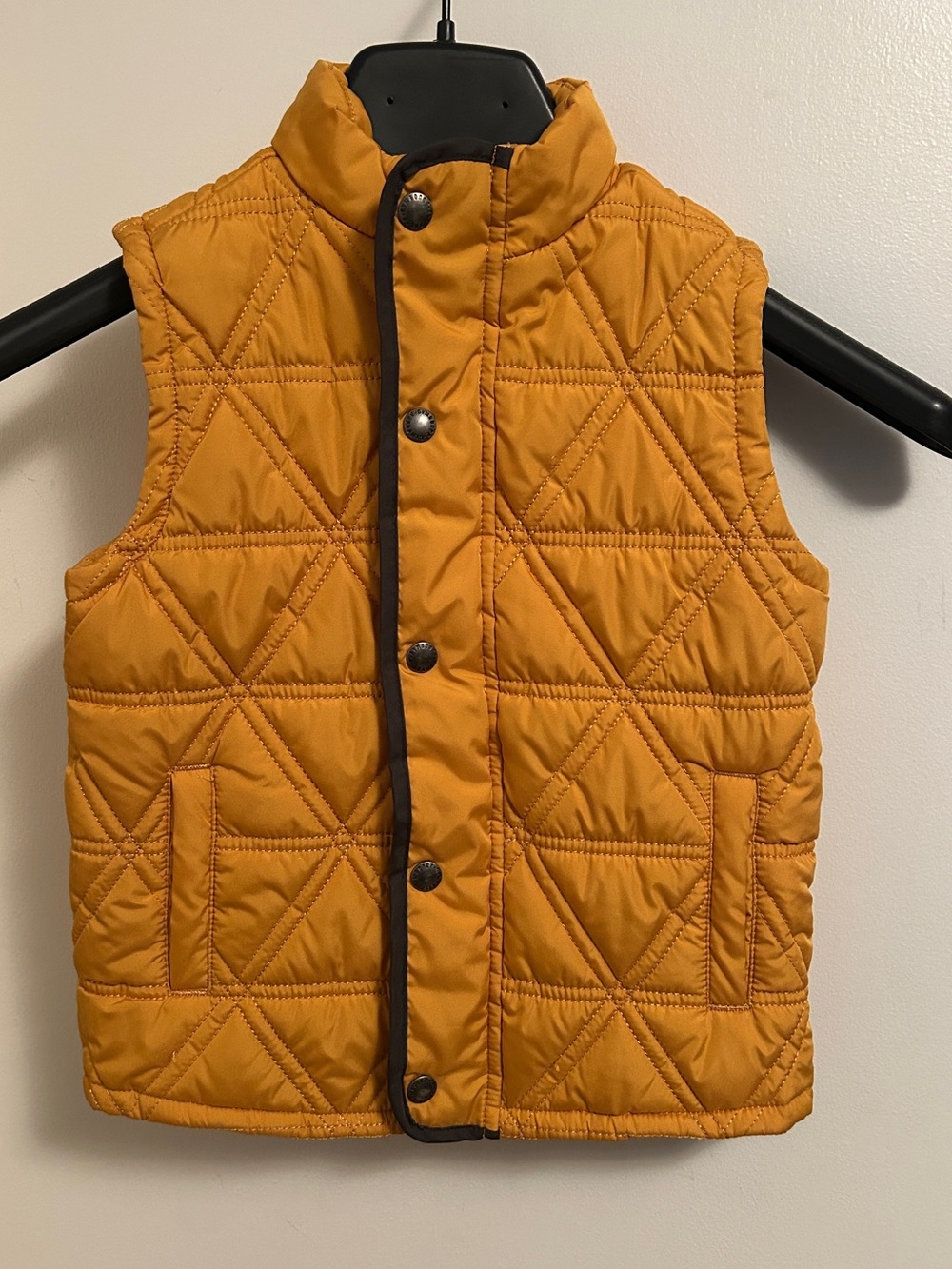 Gymboree Yellow Quilted Puffer Vest